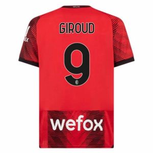 Camiseta AC Milan Giroud 9 Primera Equipación 2023-2024