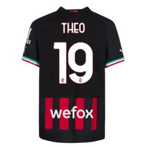 Camiseta AC Milan Theo 19 Primera Equipación 2022-23