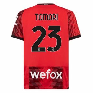 Camiseta AC Milan Tomori 23 Primera Equipación 2023-2024