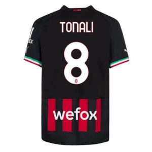 Camiseta AC Milan Tonali 8 Primera Equipación 2022-23