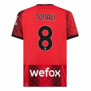 Camiseta AC Milan Tonali 8 Primera Equipación 2023-2024