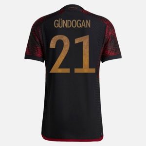 Camiseta Alemania İlkay Gündoğan 21 Segunda Equipación 2022