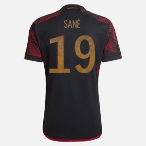 Camiseta Alemania Leroy Sané 19 Segunda Equipación 2022
