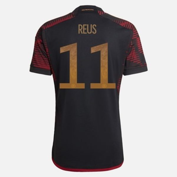 Camiseta Alemania Marco Reus 11 Segunda Equipación 2022