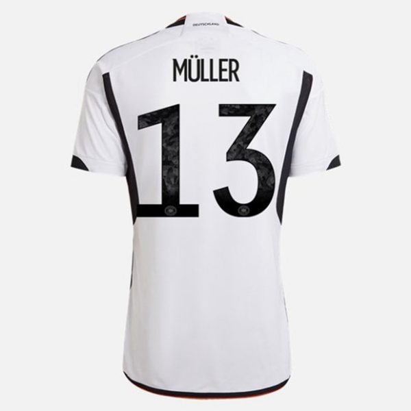 Camiseta Alemania Thomas Müller 13 Primera Equipación 2022