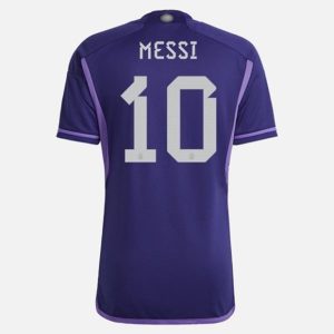 Camiseta Argentina Lionel Messi 10 Segunda Equipación 2022