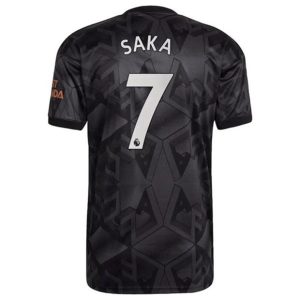 Camiseta Arsenal Bukayo Saka 7 Segunda Equipación 2022-23