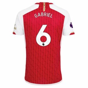 Camiseta Arsenal Gabriel 6 Primera Equipación 2023-2024