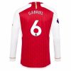 Camiseta Arsenal Gabriel 6 Primera Equipación 2023-2024 - Manga Larga