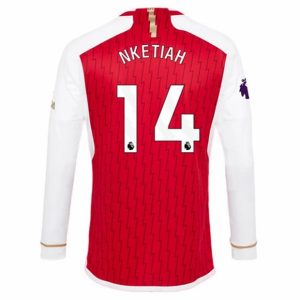 Camiseta Arsenal Nketiah 14 Primera Equipación 2023-2024 - Manga Larga