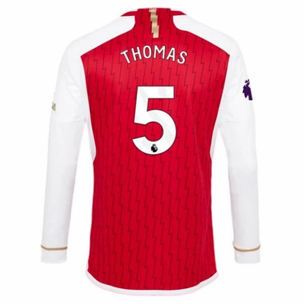 Camiseta Arsenal Thomas 5 Primera Equipación 2023-2024 - Manga Larga