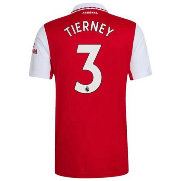 Camiseta Arsenal Tierney 3 Primera Equipación 2022-23