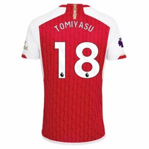 Camiseta Arsenal Tomiyasu 18 Primera Equipación 2023-2024