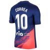 Camiseta Atlético Madrid Correa 10 Segunda Equipación 2021 2022