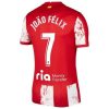 Camiseta Atlético Madrid João Félix 7 Primera Equipación 2021 2022