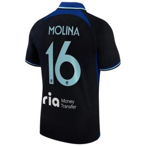 Camiseta Atlético Madrid Joao Molina 16 Segunda Equipación  2022-23