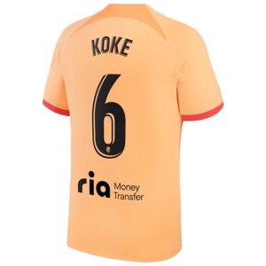 Camiseta Atlético Madrid Koke 6 Tercera Equipación 2022 2023