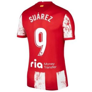 Camiseta Atlético Madrid Luis Suárez 9 Primera Equipación 2021 2022
