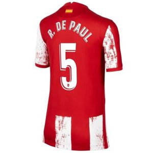 Camiseta Atlético Madrid R. De Rodrigo De Paul 5 Primera Equipación 2021 2022