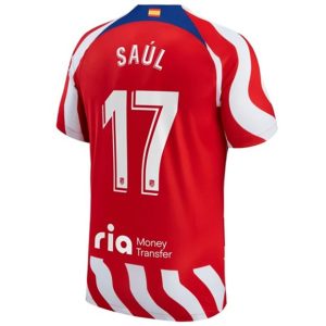 Camiseta Atlético Madrid Saúl Ñíguez 17 Primera Equipación 2022 2023