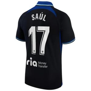Camiseta Atlético Madrid Saúl Ñíguez 17 Segunda Equipación 2022 2023