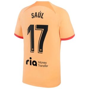 Camiseta Atlético Madrid Saúl Ñíguez 17 Tercera Equipación 2022 2023