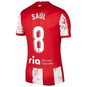 Camiseta Atlético Madrid Saúl Ñíguez 8 Primera Equipación 2021 2022