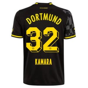 Camiseta BVB Borussia Dortmund Kamara 32 Segunda Equipación 2022-23