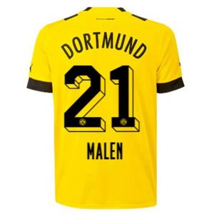 Camiseta BVB Borussia Dortmund Malen 21 Primera Equipación 2022-23