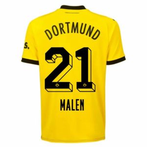 Camiseta BVB Borussia Dortmund Malen 21 Primera Equipación 2023-2024