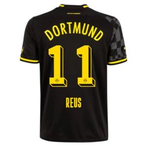 Camiseta BVB Borussia Dortmund Marco Reus 11 Segunda Equipación 2022 2023