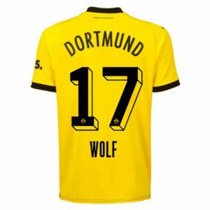 Camiseta BVB Borussia Dortmund Wolf 17 Primera Equipación 2023-2024