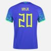 Camiseta Brasil VINICIUS JR. 20 Segunda Equipación 2022