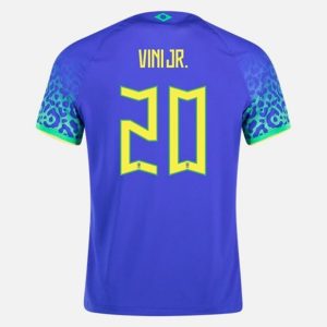 Camiseta Brasil VINICIUS JR. 20 Segunda Equipación 2022