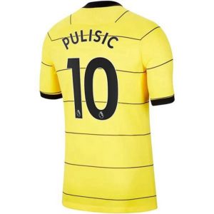 Camiseta Chelsea Christian Pulisic 10 Segunda Equipación 2021 2022