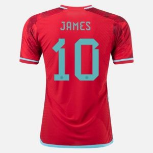 Camiseta Colombia James Rodriguez 10 Segunda Equipación 2022