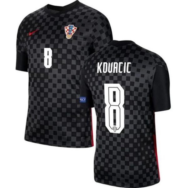 Camiseta Croacia Kovacic 8 Segunda Equipación 2021