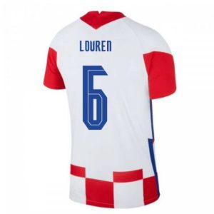 Camiseta Croacia Lovren 6 Primera Equipación 2021