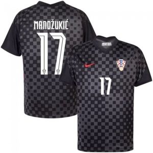 Camiseta Croacia Mandzukic 17 Segunda Equipación 2021
