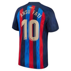 Camiseta FC Barcelona Ansu Fati 10 Primera Equipación 2022-23