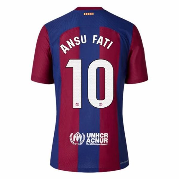 Camiseta FC Barcelona Ansu Fati 10 Primera Equipación 2023-2024