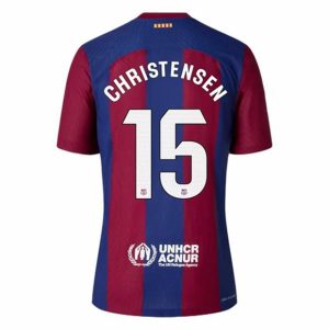 Camiseta FC Barcelona Christensen 15 Primera Equipación 2023-2024