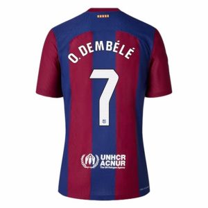 Camiseta FC Barcelona O. Dembélé 7 Primera Equipación 2023-2024