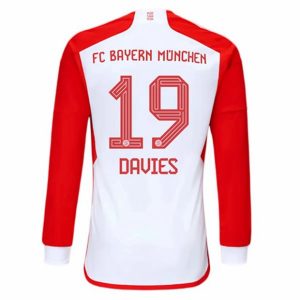 Camiseta FC Bayern Munich Alphonso Davies 19 Primera Equipación 2023-2024 - Manga Larga