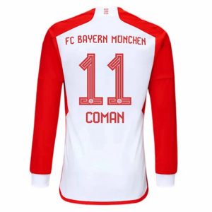 Camiseta FC Bayern Munich Coman 11 Primera Equipación 2023-2024 - Manga Larga