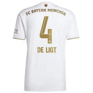 Camiseta FC Bayern Munich De Ligt 4 Segunda Equipación 2022-23