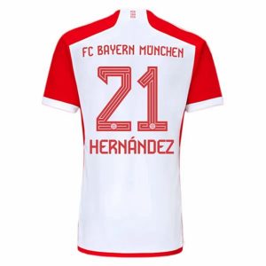 Camiseta FC Bayern Munich Hernandez 21 Primera Equipación 2023-2024