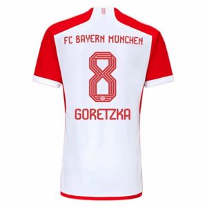 Camiseta FC Bayern Munich Leon Goretzka 8 Primera Equipación 2023-2024