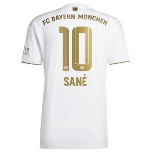 Camiseta FC Bayern Munich Leroy Sané 10 Segunda Equipación 2022 2023