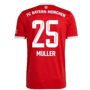 Camiseta FC Bayern Munich Thomas Müller 25 Primera Equipación 2022 2023